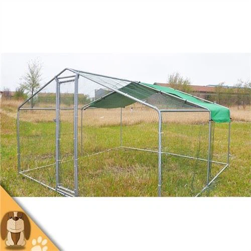 Stort simpelt galvaniseret hønsegård