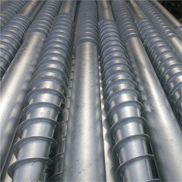 Galvanized Flange Ground Screw Pile